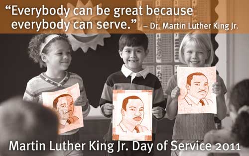 MLK Day of Service poster