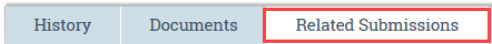 related submissions tab