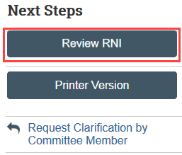 review RNI button