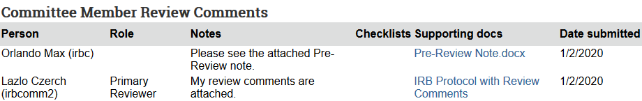 IRB Member Guide- Initial Applications- All Review Comments - UW Research