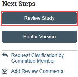 IRB Member Guide- Initial Applications- Review Study - UW Research