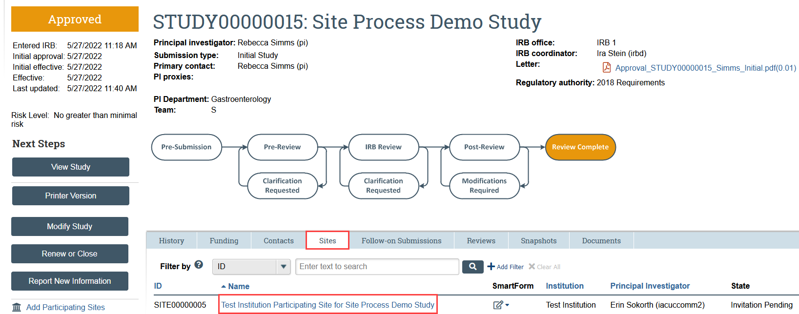 Submitting New Sites - UW Research